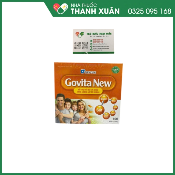 Govita New - Bổ sung vitamin và các khoáng chất cần thiết cho cơ thể